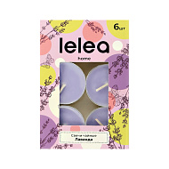 Свечи ароматические `LELEA` Лаванда 6 шт