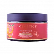 Скраб для тела `L`COSMETICS` сахарный с эфирным маслом грейпфрута 250 мл