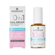 Средство по уходу за ногтями `ESSENCE` 10 IN 1 NAIL REPAIR укрепляющее с пантенолом