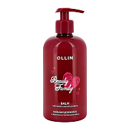 Бальзам для волос `OLLIN` BEAUTY FAMILY с кератином и протеинами шёлка 500 мл