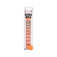 Набор накладных ногтей с клеевыми стикерами `EASYBEE` NAIL DAY Pink French (12 шт + клеевые стикеры 24 шт)