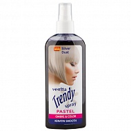 Спрей для волос красящий `VENITA` TRENDY COLOR тон Silver dust 75 мл