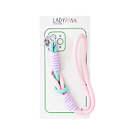 Брелок-шарм для телефона `LADY PINK` `FAVS` LADY PINK
