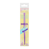 Кисть для нанесения и растушевки теней `DECO.` COLOR BOOM синтетическая круглая