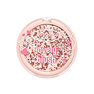 Румяна для лица `ESTRADE` LOVELY-BLUSH компактные с сатиновым финишем тон 204 Розово-лиловый