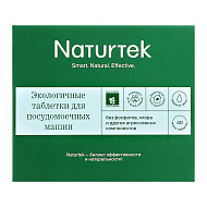 Таблетки для посудомоечных машин `NATURTEK` бесфосфатные (мини) 40 шт