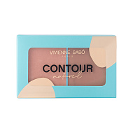 Палетка для лица `VIVIENNE SABO` CONTOUR NATUREL (бронзер и скульптор) тон 04