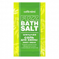 Соль для ванн `CAFE MIMI` `FIZZ BATH SALT` SKIN SPA шипучая 100 г
