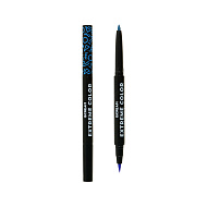 Карандаш-лайнер для глаз `ISCREAM` EXTREME COLOR 2 в 1 (blue)