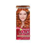 Краска для волос `GARNIER` `COLOR SENSATION` тон 7.40 (Янтарный ярко-рыжий)