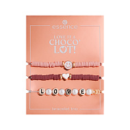 Набор браслетов `ESSENCE` LOVE IT A CHOCO` LOT! с подвесками тон 01 Chocolatey Vibes Only!