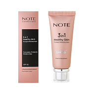 Крем для лица `NOTE` HEALTHY SKIN TINTED MOISTURIZER с тональным эффектом увлажняющий