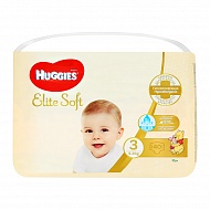 Подгузники `HUGGIES` ELITE SOFT 5-9 кг 40 шт