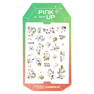 Наклейки для ногтей `PINK UP` `DECOR` SUMMER COLLECTION 2D переводные тон 209