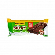 Молочный шоколад `SNAQ FABRIQ` с шоколадно-ореховой пастой 55 г