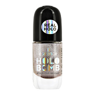 Лак для ногтей `ESSENCE` HOLO BOMB с голографическим эффектом тон 04 Holo it`s me