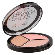 Набор для макияжа `EVELINE` CONTOUR SENSATION 3 в 1 тон 02 Peach Beige