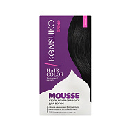 Краска-мусс для волос `KENSUKO` MOUSSE тон 1.0 Черный