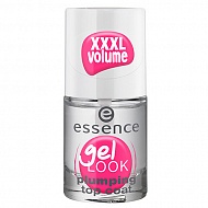 Верхнее покрытие для ногтей `ESSENCE` GEL LOOK укрепляющее с гель-эффектом