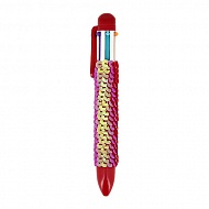 Ручка многоцветная `FUN` COLOURFUL red