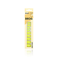 Набор накладных ногтей с клеевыми стикерами `DECO.` MAGIC FRUITS lime (24 + клеевые стикеры 24 шт)