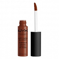 Помада для губ `NYX PROFESSIONAL MAKEUP` SOFT MATTE LIP CREAM тон 23 Berlin матовая жидкая