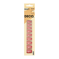 Набор накладных ногтей с клеевыми стикерами `DECO.` NUDES rose (24 шт + клеевые стикеры 24 шт)