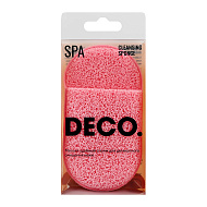 Спонж для очищения лица `DECO.` BASE с кармашком