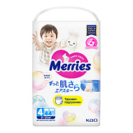 Подгузники-трусики `MERRIES` размер L 9-14 кг 44 шт