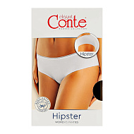 Трусы женские `CONTE ELEGANT` BASIC COLLECTION хипстер (black) 102/L