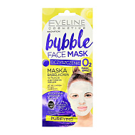 Маска для лица `EVELINE` BUBBLE очищающая 1 шт
