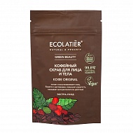 Скраб для лица и тела `ECOLATIER` КОФЕ ORIGINAL Экстра-уход 40 г