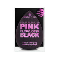 Спонж для макияжа `ESSENCE` PINK IS THE NEW BLACK меняющий цвет тон 01