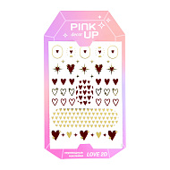 Наклейки для ногтей `PINK UP` `DECOR` LOVE COLLECTION 2D переводные тон 172