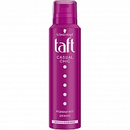 Мусс для укладки волос `TAFT` CASUAL CHIC воздушный 150 мл