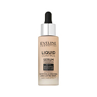 Крем тональный для лица `EVELINE` LIQUID CONTROL тон 05 жидкий