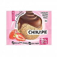 Печенье глазированное с начинкой `CHIKALAB` CHIKAPIE Клубника в шоколаде 60 г