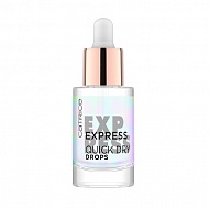 Средство для быстрой сушки лака `CATRICE` QUICK DRY DROPS в каплях