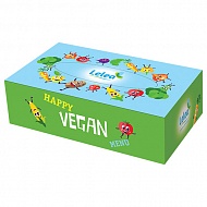 Салфетки бумажные `LELEA` 2-х слойные Happy vegan 100 шт