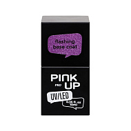 Светоотражающая база для ногтей UV/LED `PINK UP` `PRO` flashing base coat тон 21 10 мл