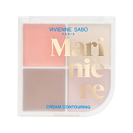 Палетка для скульптурирования `VIVIENNE SABO` MARINIERE PALETTE CONTOURING кремовая тон 01
