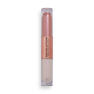 Тени для глаз `REVOLUTION` DOUBLE UP LIQUID SHADOW жидкие 2 в 1 тон blissful