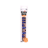 Набор накладных ногтей с клеевыми стикерами `EASYBEE` NAIL DAY Night Ghost (12 шт + клеевые стикеры 24 шт)
