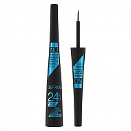 Подводка для глаз `CATRICE` 24H BRUSH LINER тон 010 ultra black водостойкая