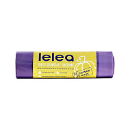 Мешки для мусора `LELEA` прочные с затяжками (35 л) 15 шт