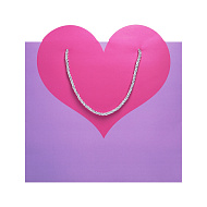 Сумка бумажная `FUN` HEARTS в ассортименте (l)