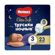 Подгузники-трусики `HUGGIES` ELITE SOFT 6-11 кг 23 шт