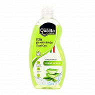 Средство для мытья посуды `QUALITA` GREEN TEA&ALOE 500 мл