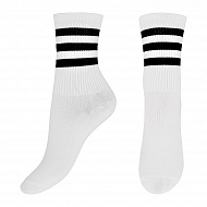 Носки длинные `SOCKS` белые с полосками