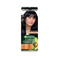 Краска для волос `GARNIER` `COLOR NATURALS` тон 1.10 (Холодный черный)